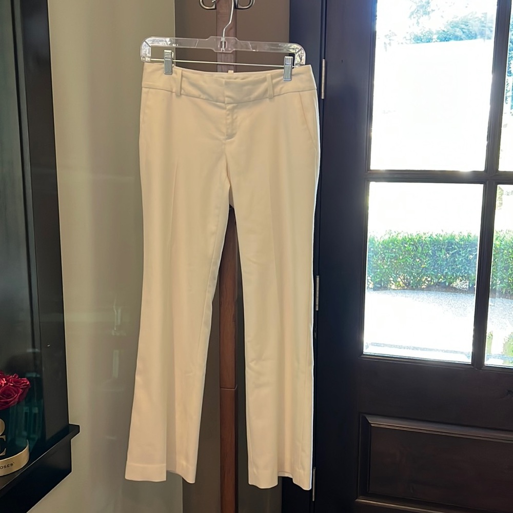 BR cream dress pants